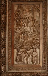 Panneau de la porte du 5ème siècle : l